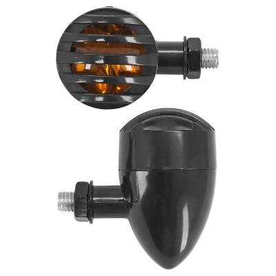 Clignotant Replay UNIVERSEL VINTAGE 13 LEDS BASE ABS FUME - L 56mm - H 45mm 72mm HOMOLOGUE CE PAIRE