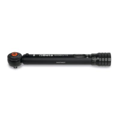 Clé dynamométrique Beta aluminium compacte à déclenchement avec cliquet réversible