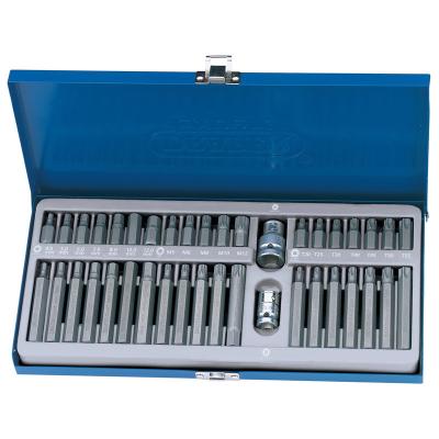 Coffret &agrave; outils Draper m&eacute;tallique 40 douilles TX - STAR Spline XZN CHC