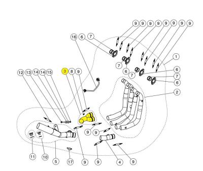 Collecteur Akrapovic Remplacement