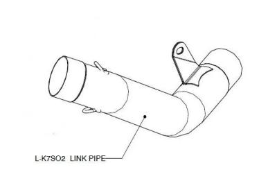 Collecteur Akrapovic Tube liaison