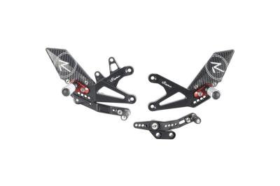 Commandes recul&eacute;es LighTech r&eacute;glables/repliables Racing s&eacute;lection standard
