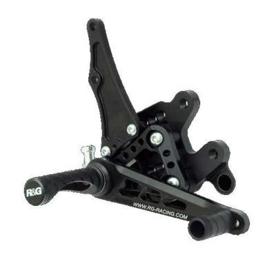 Commandes recul&eacute;es R&G Racing multi-positions noir
