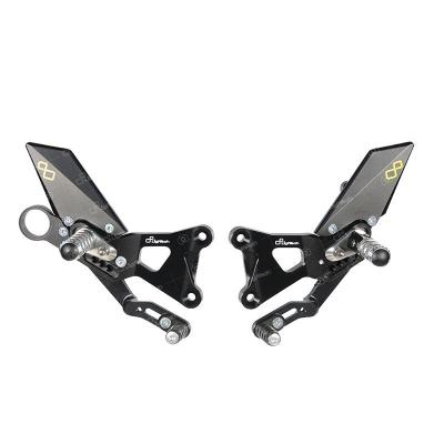 Commandes reculées repliables standard Lightech S1000R (14-16), S1000RR (09-14)