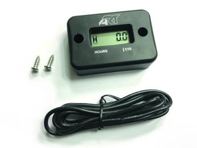 Compteur ART d'heure filaire noir