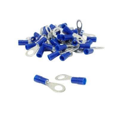 Cosse &eacute;lectrique P2R PRE - ISOLEE OEILLET DIAM 6 mm BLEU SECTION FIL 0.5 &agrave; 2.5 mm