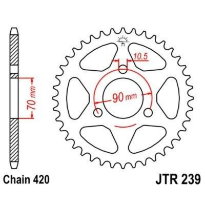 Couronne JT. Acier Standard - 420