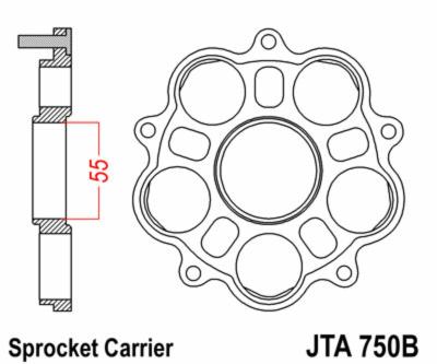 Couronne JT. Support de - 5 Silentbloc