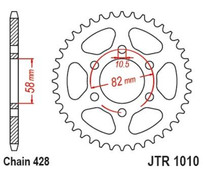Couronne JT. acier 1010 - 428