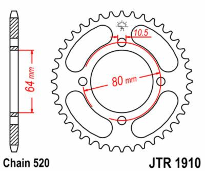 Couronne JT. acier standard 1910 - 520