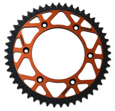 Couronne PBR Twin Color aluminium ultra-light anti-boue anodisé dur 4649 - 520
