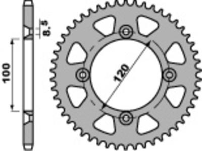 Couronne PBR acier C45 standard 798 - 428