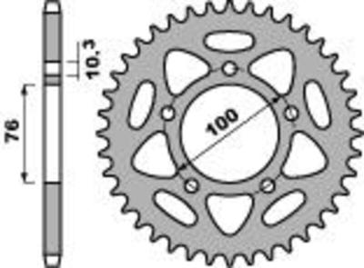 Couronne PBR aluminium Ultra-Light 4456 - 525