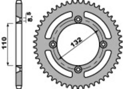 Couronne PBR aluminium Ultra-Light 4486 - 428