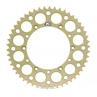 Couronne Renthal aluminium Ultra-Light anti-boue anodisé dur 224U - 520