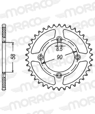 Couronne SuperProx 37 dents