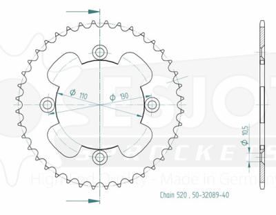 Couronne SuperProx 40 dents