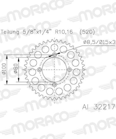 Couronne SuperProx 44 dents