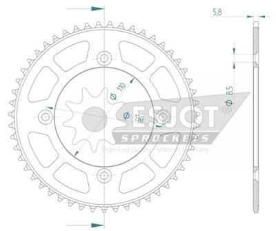 Couronne SuperProx 51 dents