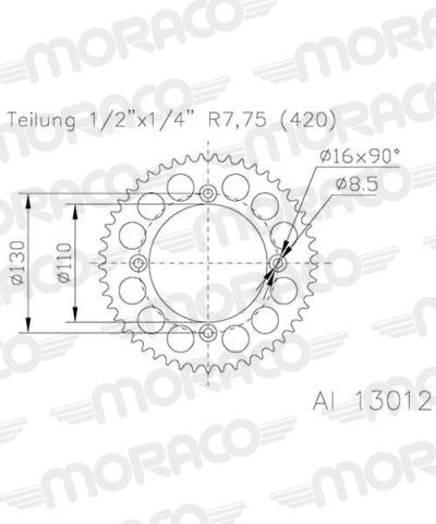 Couronne SuperProx 57 dents