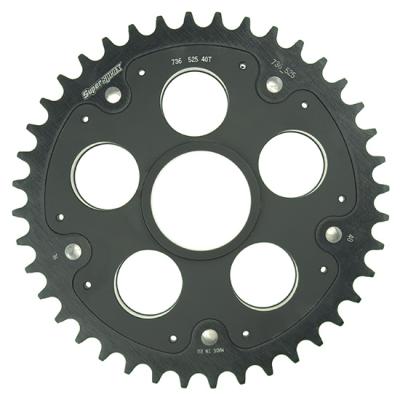 Couronne SuperProx Cour SPX EDGE 736 525 43 NOIR - Noir 43 dents