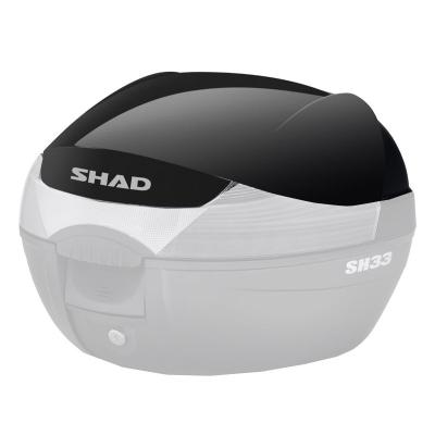 Couvercle Top case Shad Noir métal pour Top case SH 33