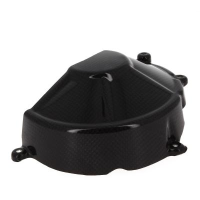 Couvercle de carter d'embrayage LighTech carbone brillant