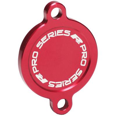 Couvercle de filtre &agrave; air RFX huile Pro - rouge