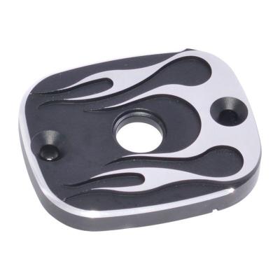 Couvercle maitre cylindre de frein Highway Hawk flame pour Harley davidson