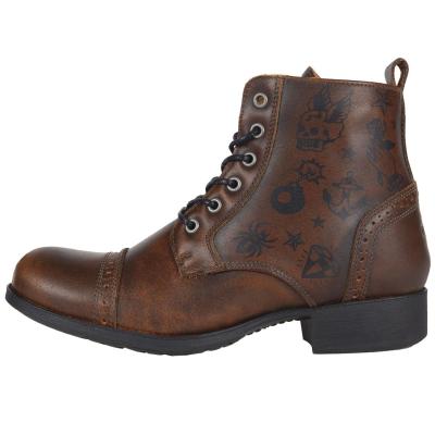 Demi-bottes Helstons MEHARI MOTIFS MARRON