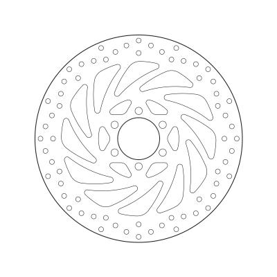 Disque de frein AV rond fix Brembo Serie ORO 68B407P5