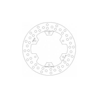 Disque de frein Rond CC Products DISQUE DE FREIN ARRIERE