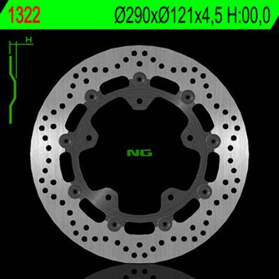 Disque de frein Rond NG BRAKES flottant