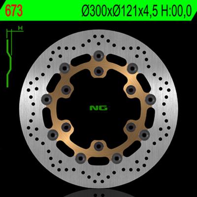 Disque de frein Rond NG Disque de frein BRAKES rond flottant