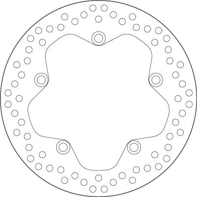 Disque de frein Rond SBS 5356