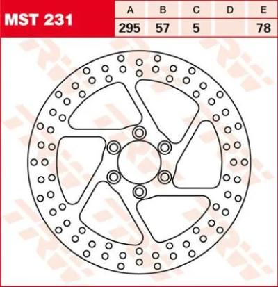 Disque de frein Rond Trw 17100975