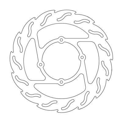 Disque de frein Wave Moto Master arri&egrave;re MM Flame Fixe ront oversize