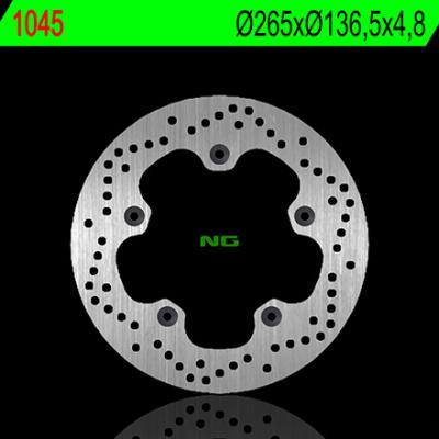 Disque de frein arri&egrave;re NG 1045 rond fixe