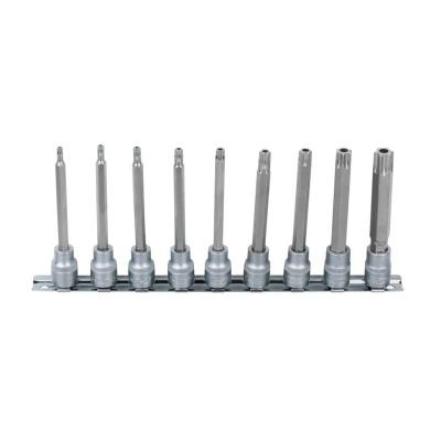 Douille KS Tools Jeu de douilles tournevis 3/8'', TORX perc&eacute;, 9 pcs