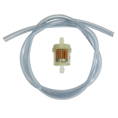 Durite d'essence P2R KIT 5x8 TRANSPARENT FILTRE CYLINDRIQUE PAPIER D6 1M