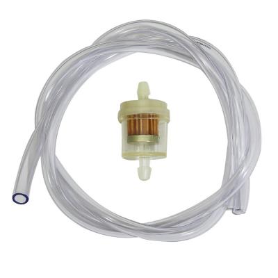 Durite d'essence P2R KIT 6x9 TRANSPARENT FILTRE CYLINDRIQUE PAPIER D6 1M FABRICATION FRANCAISE