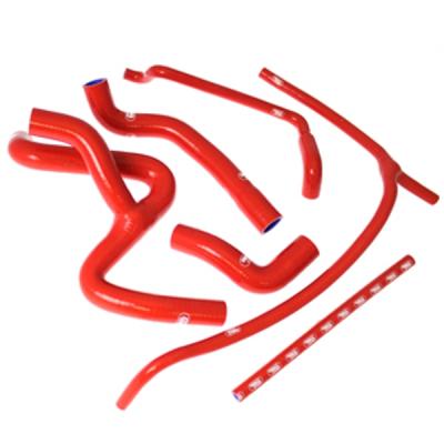 Durites de radiateur rouges Samco Dorsoduro 1200 (2011-2015)