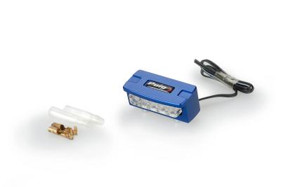 Eclairage de plaque Puig Support Led Flash Bleu