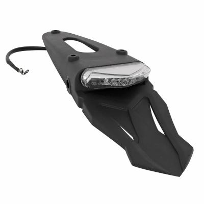 Eclairage de plaque Replay SUPPORT IMMATRICULATION FEU 50 A BOITE - MOTO WING TRANSPARENT LEDS L 348mm - H 55mm 97mm HOMOLOGUE CE