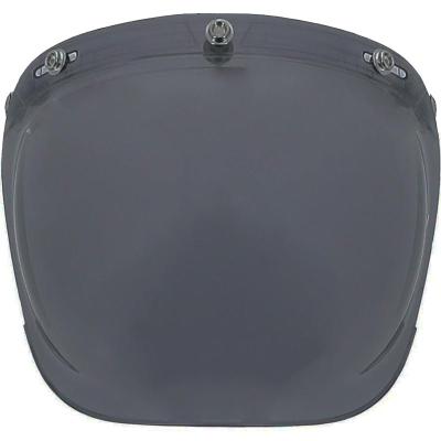 Ecran casque jet BUBBLE Articul&eacute; fum&eacute; fonc&eacute; HELSTONS