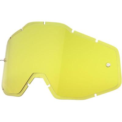 Ecran de masque Accuri/Strata/Racecraft jaune 100