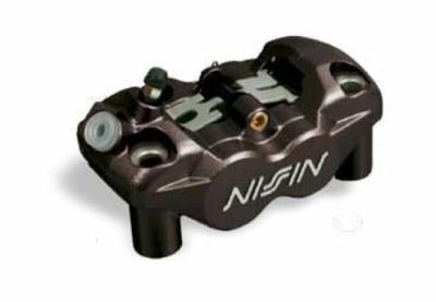 Etriers de frein Nissin 4 pistons radial avant gauche Noir