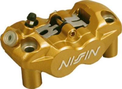 Etriers de frein Nissin 4 pistons radial avant gauche Or