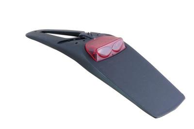 Extension de garde-boue Racetech Support de plaque d'immatriculation Extreme Racing avec lumière LED