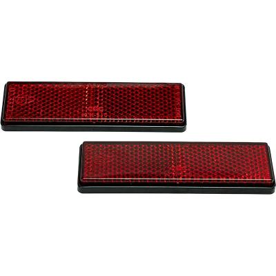 Feux Catadioptres Rouge Adh&eacute;sives Rectangulaire MAXXE